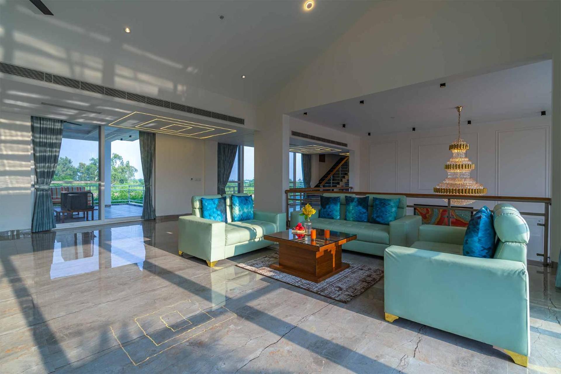 Stayvista At Serenity Farms With Pool, Lawn, Bonfire & Bbq Sohna Exterior foto